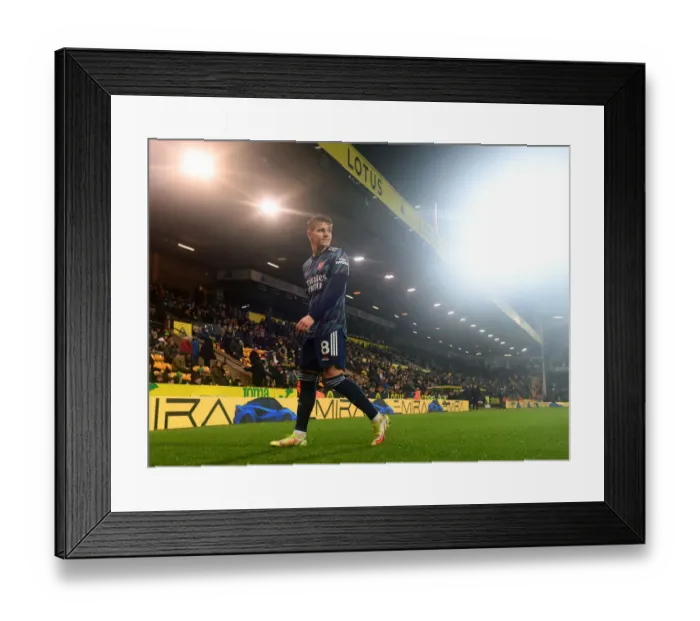 Framed Print : Martin Odegaard in Action: Norwich City vs Arsenal, Premier League 2021-22 Framed Print : Martin Odegaard in Action: Norwich City vs Arsenal, Premier League 2021-22
