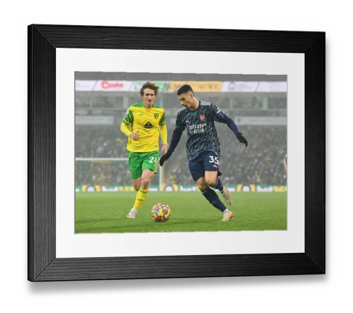 Framed Print : Martinelli vs Sargent: Battle at Carrow Road - Norwich City vs Arsenal, Premier League 2021-22 Framed Print : Martinelli vs Sargent: Battle at Carrow Road - Norwich City vs Arsenal, Premier League 2021-22