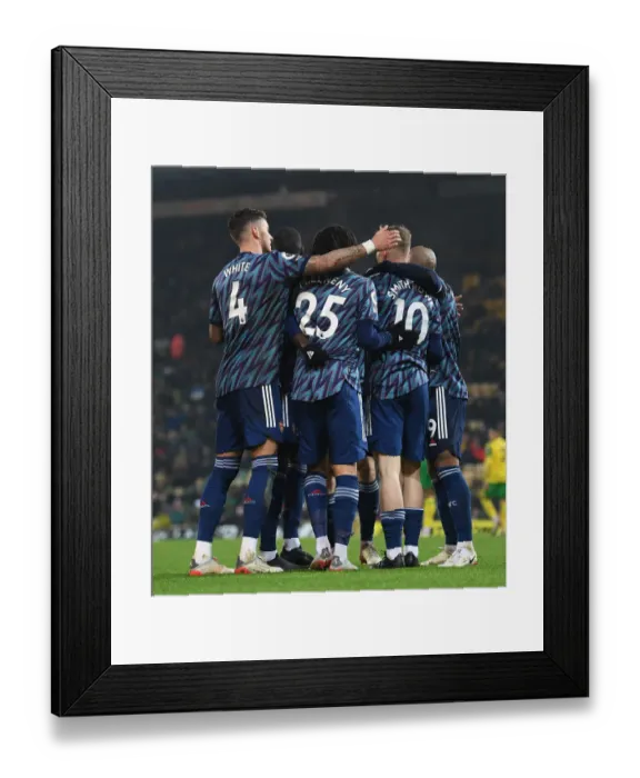 Framed Print : Arsenal's Emile Smith Rowe Scores Fifth Goal in Norwich City Victory, Premier League 2021-22 Framed Print : Arsenal's Emile Smith Rowe Scores Fifth Goal in Norwich City Victory, Premier League 2021-22