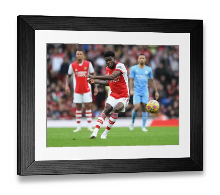 Framed Print : Arsenal vs Manchester City: Premier League Clash at Emirates Stadium (2021-22)
