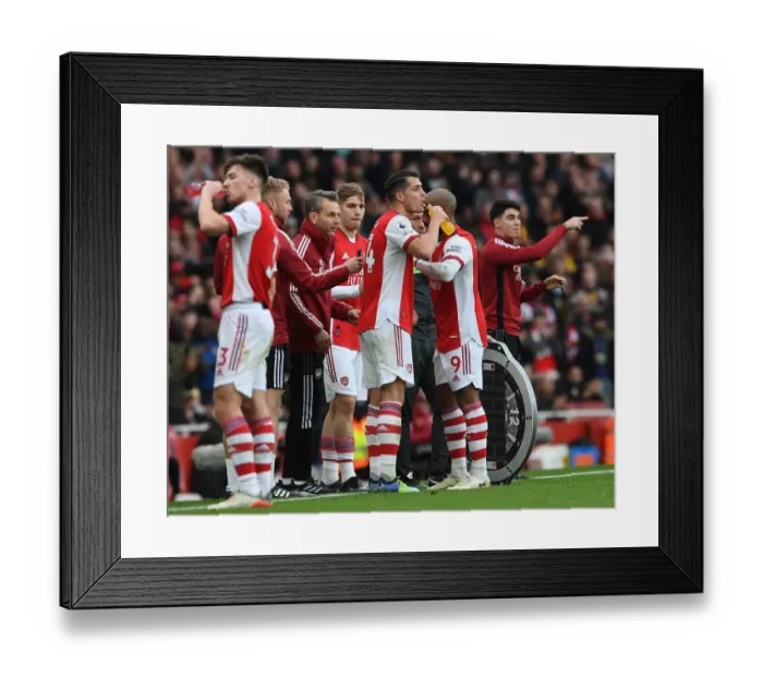 Framed Print : Arsenal vs Manchester City: Premier League Clash at Emirates Stadium (2021-22) Framed Print : Arsenal vs Manchester City: Premier League Clash at Emirates Stadium (2021-22)