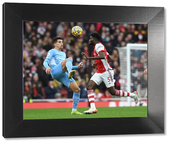 Thomas Partey vs Joao Cancelo: Heading Battle at the Emirates - Arsenal vs Manchester City, Premier League 2021-22