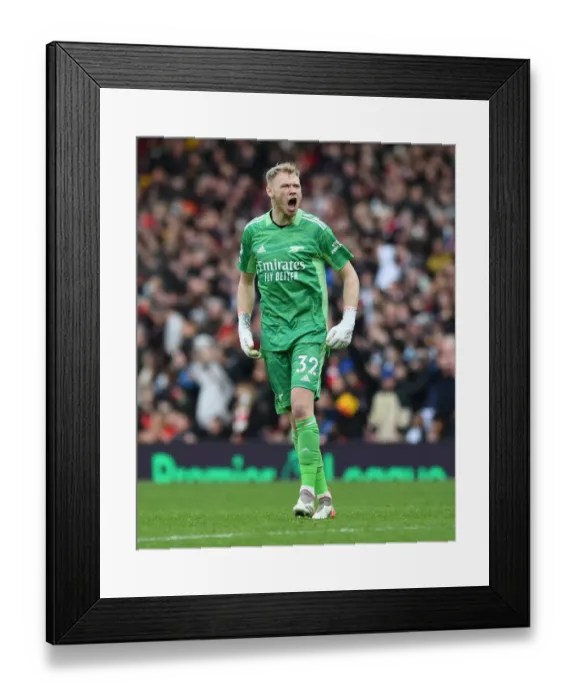 Framed Print : Arsenal vs Manchester City: Aaron Ramsdale in Action, Premier League 2021-22