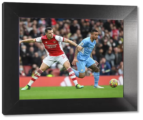 Arsenal vs Manchester City: Xhaka vs Jesus Clash in Premier League Showdown