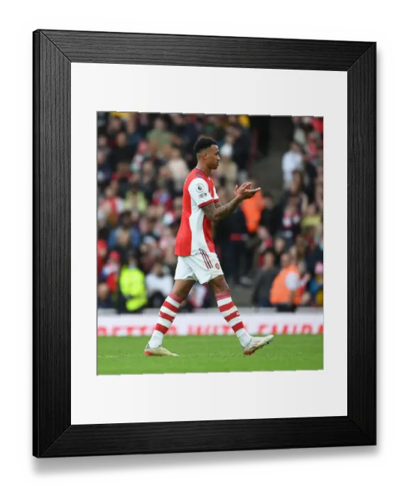 Framed Print : Arsenal's Gabriel Dismissed: Arsenal vs Manchester City, Premier League 2021-22 Framed Print : Arsenal's Gabriel Dismissed: Arsenal vs Manchester City, Premier League 2021-22