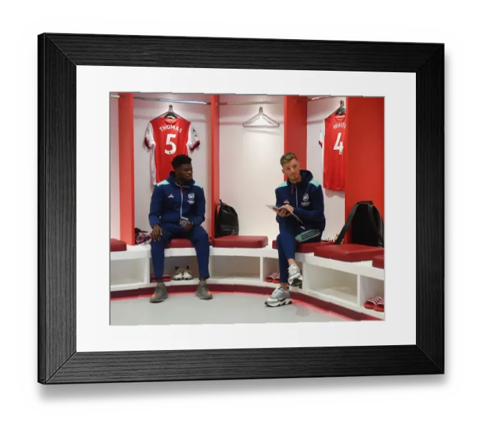 Framed Print : Arsenal's Thomas Partey and Ben White Prepare for Manchester City Clash in Premier League (2021-22) Framed Print : Arsenal's Thomas Partey and Ben White Prepare for Manchester City Clash in Premier League (2021-22)