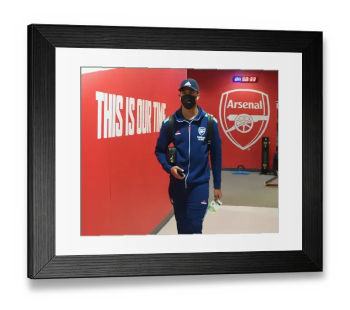 Framed Print : Gabriel Braces for Arsenal's Premier League Showdown Against Manchester City