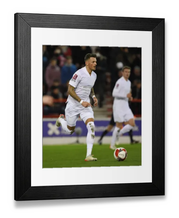 Framed Print : Arsenal's Ben White Faces Nottingham Forest in FA Cup Clash