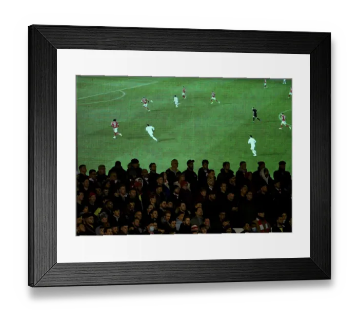 Framed Print : Arsenal Fans at Nottingham Forest: Emirates FA Cup Third Round Showdown