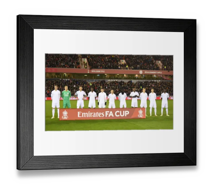 Framed Print : Arsenal vs. Nottingham Forest: Emirates FA Cup Third Round Showdown, January 2022