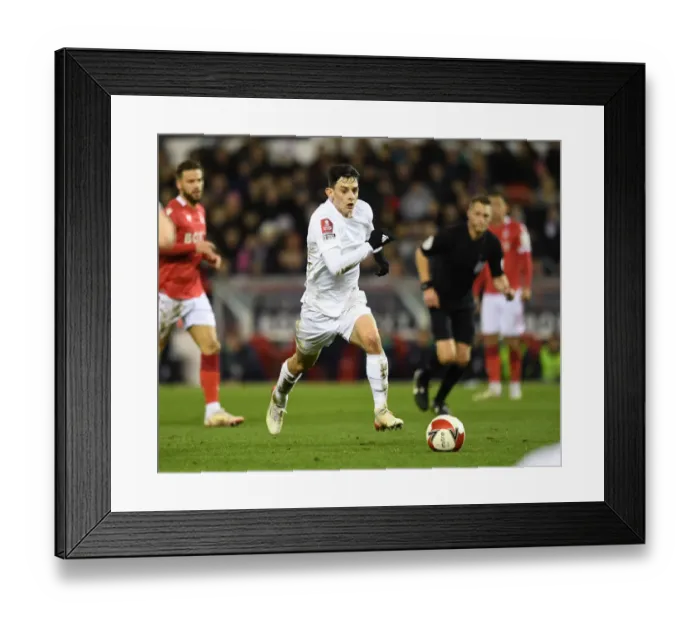 Framed Print : Arsenal's Charlie Patino Shines in FA Cup Battle against Nottingham Forest (2021-22) Framed Print : Arsenal's Charlie Patino Shines in FA Cup Battle against Nottingham Forest (2021-22)