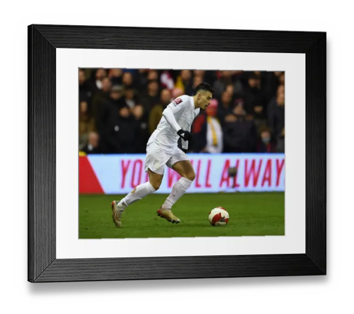 Framed Print : Arsenal's Martinelli Shines in FA Cup Third Round Clash vs. Nottingham Forest