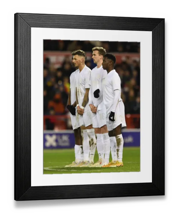 Framed Print : Arsenal's FA Cup Showdown at Nottingham Forest: A Battle to Remember (2021-22)