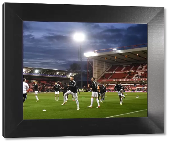 Arsenal's Emirates FA Cup Battle at Nottingham Forest: Pre-Match Warm-Up
