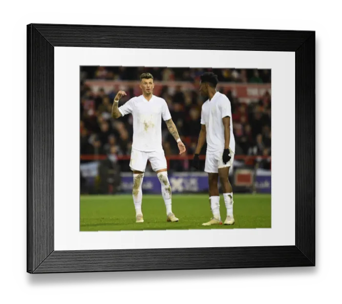 Framed Print : Arsenal's Ben White Faces Nottingham Forest in FA Cup Third Round Framed Print : Arsenal's Ben White Faces Nottingham Forest in FA Cup Third Round