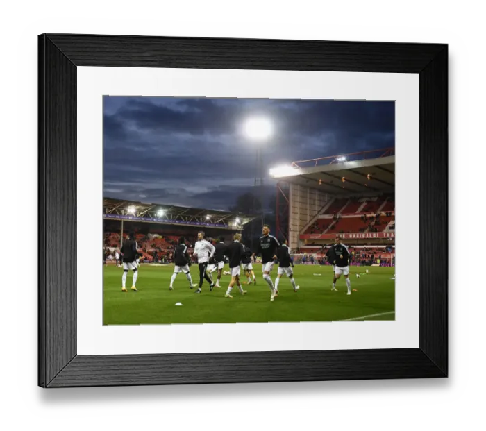 Framed Print : Arsenal's Emirates FA Cup Third Round Showdown at Nottingham Forest