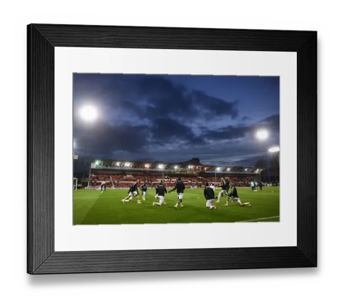 Framed Print : Arsenal's Emirates FA Cup Preparation: Players Warm Up Ahead of Nottingham Forest Showdown Framed Print : Arsenal's Emirates FA Cup Preparation: Players Warm Up Ahead of Nottingham Forest Showdown