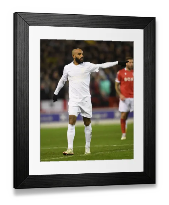 Framed Print : Alexandre Lacazette in FA Cup Action: Arsenal vs. Nottingham Forest (2021-22) Framed Print : Alexandre Lacazette in FA Cup Action: Arsenal vs. Nottingham Forest (2021-22)