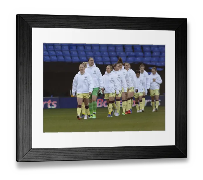 Framed Print : Arsenal Women's Triumph: Victory over Birmingham City in WSL Clash (09 / 01 / 2022)