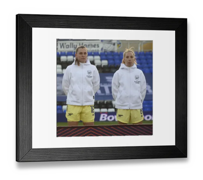 Framed Print : Arsenal Women's Supremacy: Crushing Birmingham City in WSL Showdown (09 / 01 / 2022)