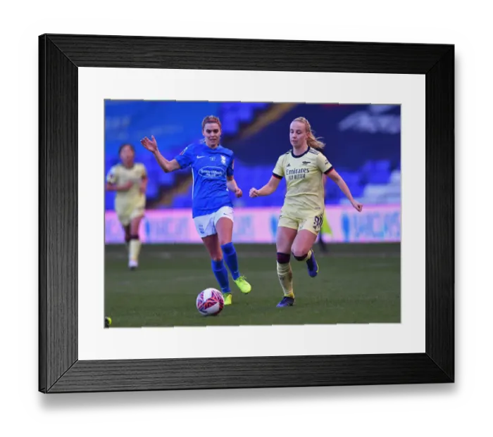 Framed Print : Arsenal Women's Supremacy: Crushing Birmingham City in WSL Showdown (09 / 01 / 2022) Framed Print : Arsenal Women's Supremacy: Crushing Birmingham City in WSL Showdown (09 / 01 / 2022)