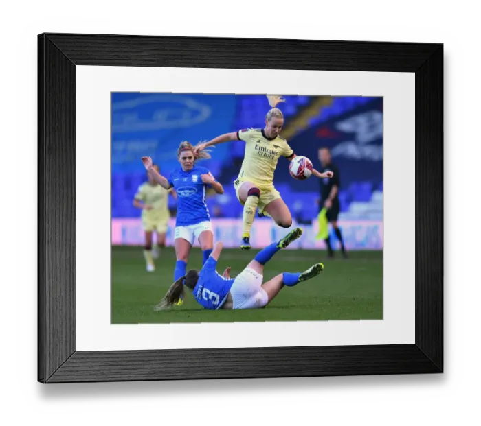 Framed Print : Arsenal Women's Dominance: Crushing Birmingham City in WSL Clash (09 / 01 / 2022) Framed Print : Arsenal Women's Dominance: Crushing Birmingham City in WSL Clash (09 / 01 / 2022)