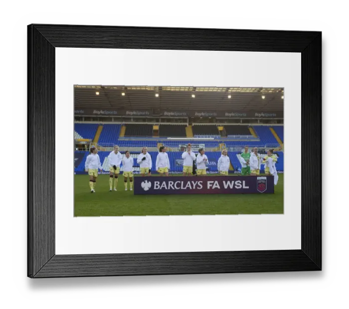 Framed Print : Arsenal Women Triumph Over Birmingham City in Thrilling WSL 1 Clash (09 / 01 / 2022)
