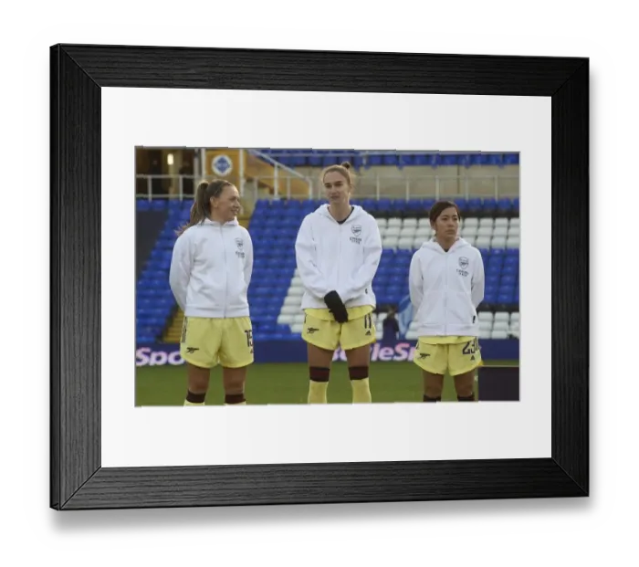 Framed Print : Arsenal Women's Thrilling Victory Over Birmingham City in WSL 1 (09 / 01 / 2022)