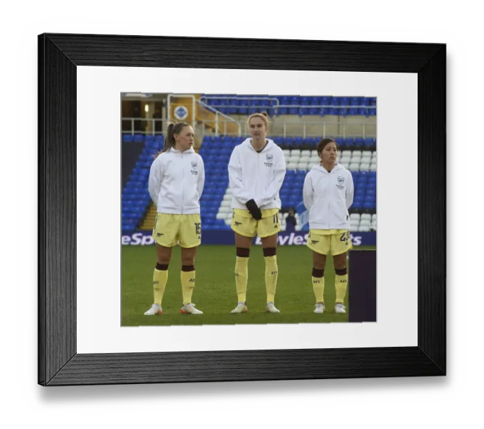 Framed Print : Arsenal Women's Thrilling Victory over Birmingham City in WSL 1 (09 / 01 / 2022)