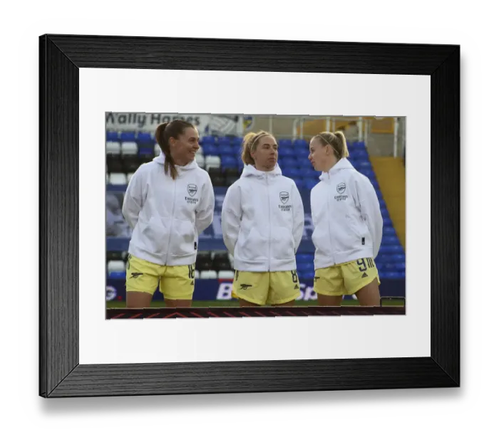 Framed Print : Arsenal Women's Glory: Victory over Birmingham City in WSL 1 (09 / 01 / 2022)