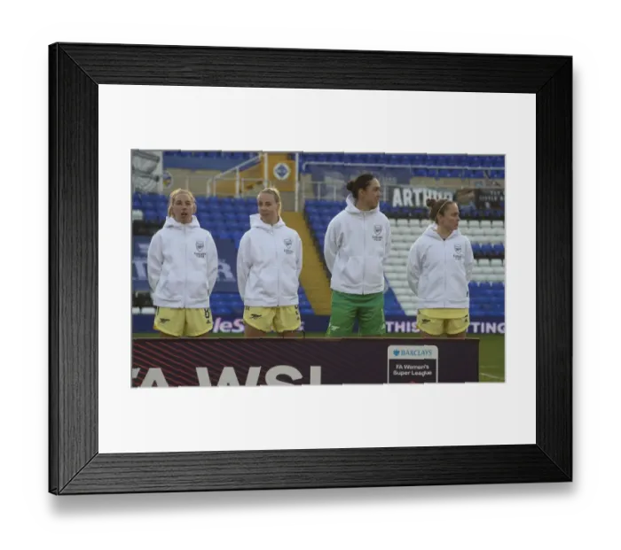 Framed Print : Arsenal Women's Glory: Crushing Birmingham City in WSL 1 (09 / 01 / 2022)