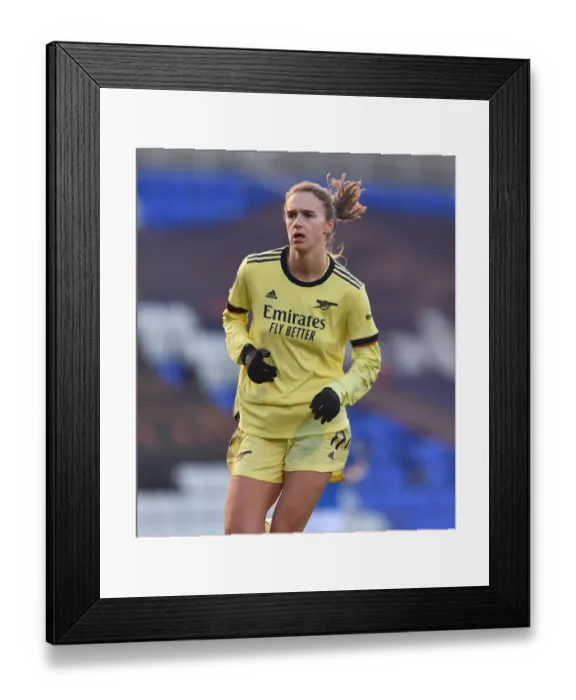 Framed Print : Arsenal Women Triumph Over Birmingham City in WSL 1 (09 / 01 / 2022)