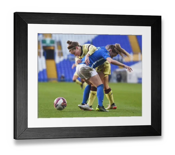 Framed Print : Arsenal Women's Glory: Crushing Birmingham City in WSL 1 (09 / 01 / 2022)