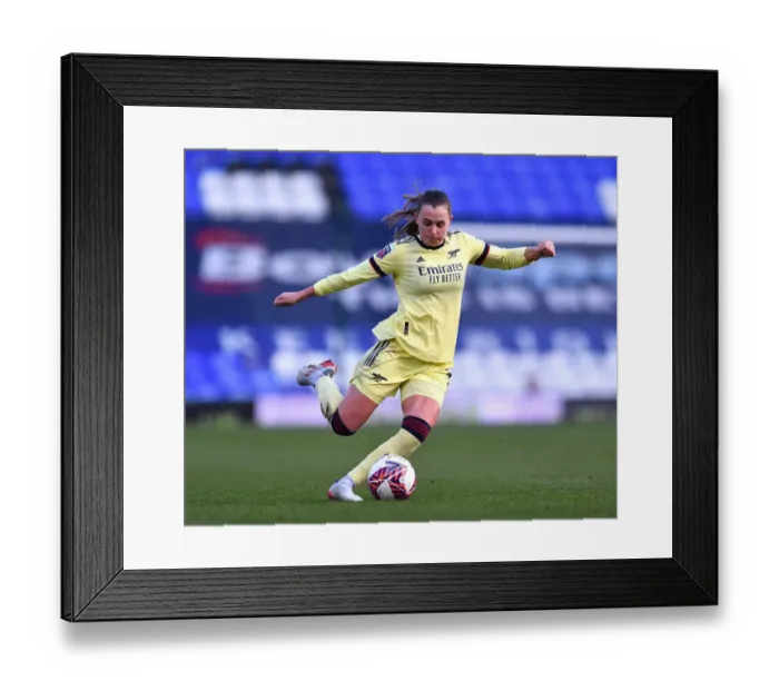 Framed Print : Arsenal Women's Thrilling Victory over Birmingham City in WSL 1 (09 / 01 / 2022)