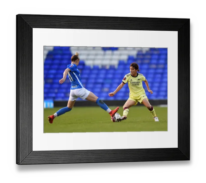 Framed Print : Arsenal Women's Victory Over Birmingham City: WSL 1 Clash (09 / 01 / 2022)