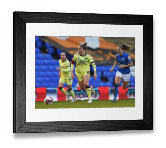 Framed Print : Arsenal Women Defy Birmingham City: Triumph in WSL 1 (09 / 01 / 2022)