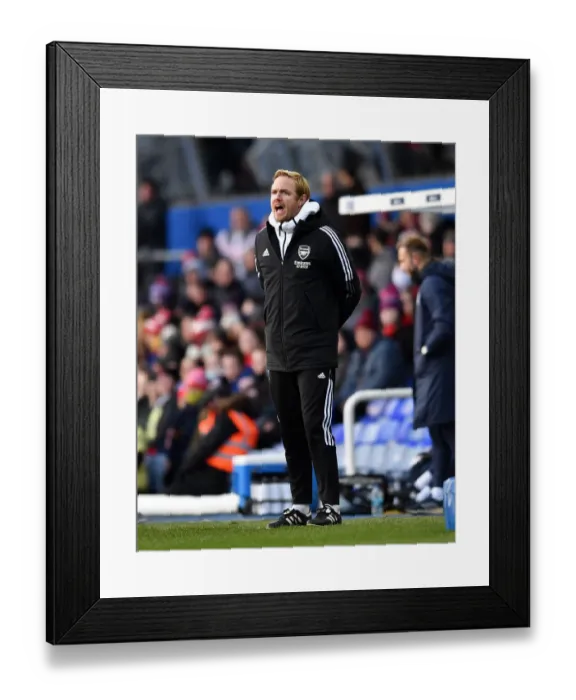 Framed Print : Arsenal Women's Thrilling Victory Over Birmingham City in WSL 1 (09 / 01 / 2022)