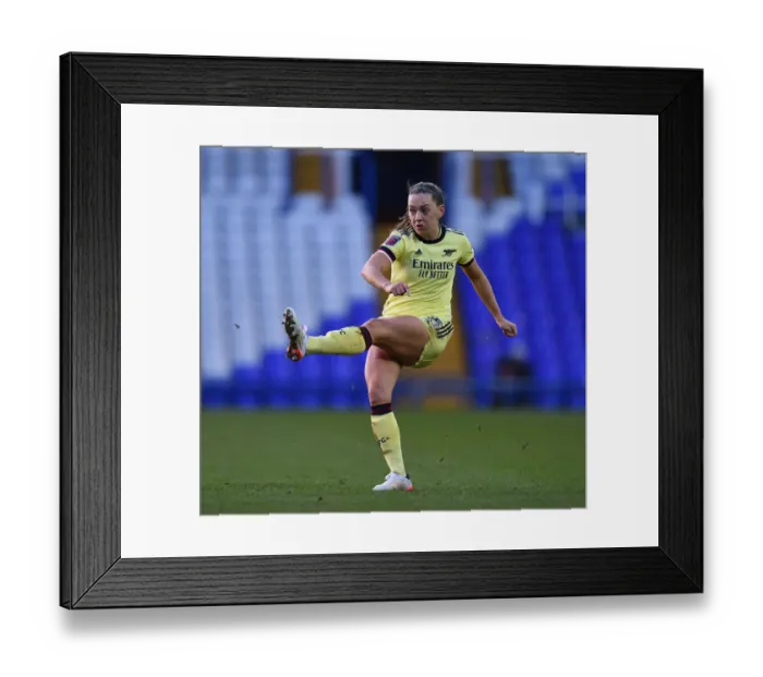 Framed Print : Arsenal Women's Thrilling Victory Over Birmingham City in WSL 1 (09 / 01 / 2022)