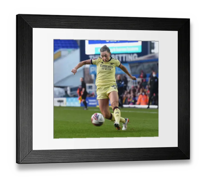 Framed Print : Arsenal Women's Thrilling Victory Over Birmingham City in WSL 1 (09 / 01 / 2022)