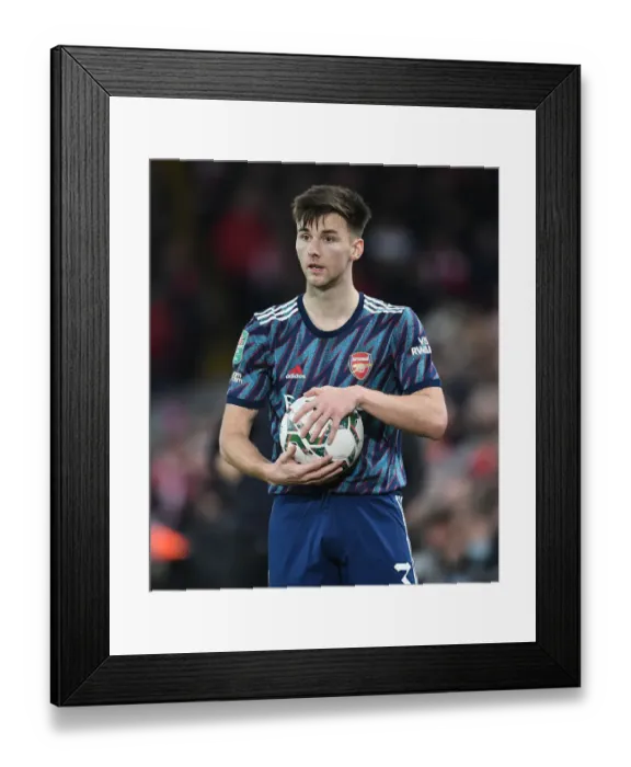 Framed Print : Arsenal's Kieran Tierney Faces Off Against Liverpool in Carabao Cup Semi-Final Framed Print : Arsenal's Kieran Tierney Faces Off Against Liverpool in Carabao Cup Semi-Final