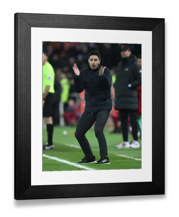 Framed Print : Mikel Arteta and Arsenal Face Liverpool in Carabao Cup Semi-Final Showdown at Anfield Framed Print : Mikel Arteta and Arsenal Face Liverpool in Carabao Cup Semi-Final Showdown at Anfield