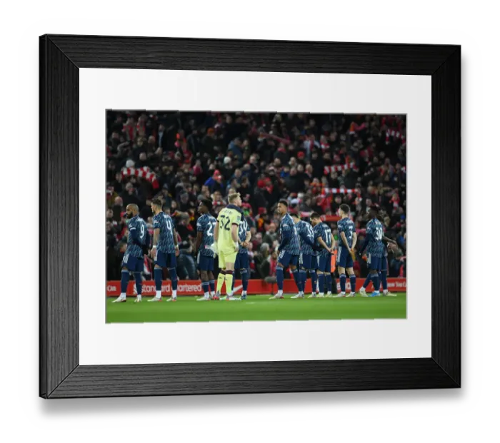 Framed Print : Arsenal's Gabriel Magalhaes Prepares for Carabao Cup Semi-Final Showdown at Anfield