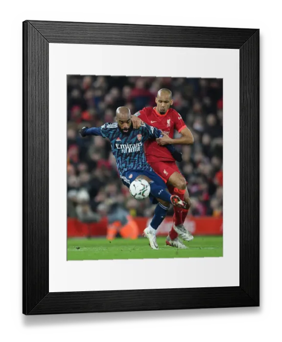 Framed Print : Lacazette vs Fabinho: A Carabao Cup Semi-Final Showdown - Liverpool vs Arsenal Framed Print : Lacazette vs Fabinho: A Carabao Cup Semi-Final Showdown - Liverpool vs Arsenal