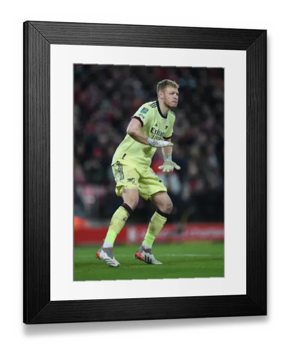 Framed Print : Arsenal's Aaron Ramsdale Goes Head-to-Head with Liverpool in Carabao Cup Semi-Final Showdown Framed Print : Arsenal's Aaron Ramsdale Goes Head-to-Head with Liverpool in Carabao Cup Semi-Final Showdown