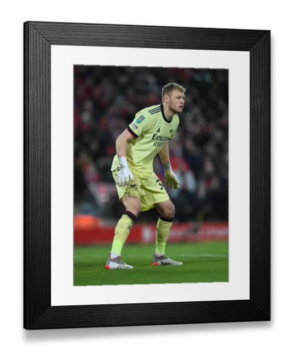 Framed Print : Arsenal's Ramsdale Faces Liverpool in Carabao Cup Semi-Final Showdown Framed Print : Arsenal's Ramsdale Faces Liverpool in Carabao Cup Semi-Final Showdown