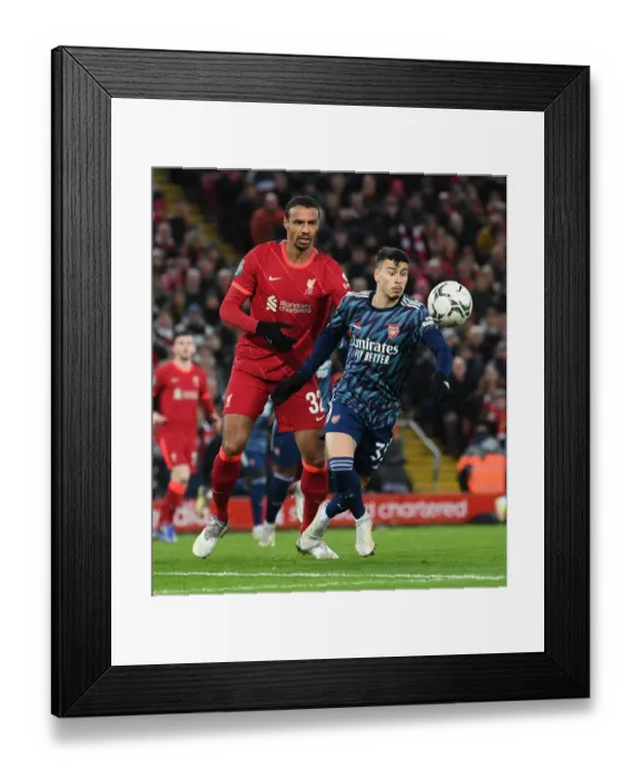Framed Print : Martinelli vs Matip: A Carabao Cup Semi-Final Showdown - Liverpool vs Arsenal, 2021-22 Framed Print : Martinelli vs Matip: A Carabao Cup Semi-Final Showdown - Liverpool vs Arsenal, 2021-22
