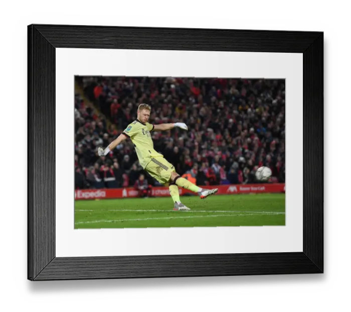 Framed Print : Arsenal's Aaron Ramsdale Faces Off Against Liverpool in Carabao Cup Semi-Final Showdown Framed Print : Arsenal's Aaron Ramsdale Faces Off Against Liverpool in Carabao Cup Semi-Final Showdown