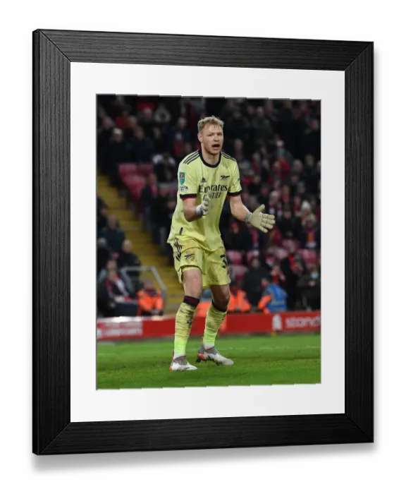 Framed Print : Arsenal's Aaron Ramsdale Faces Liverpool in Carabao Cup Semi-Final Framed Print : Arsenal's Aaron Ramsdale Faces Liverpool in Carabao Cup Semi-Final