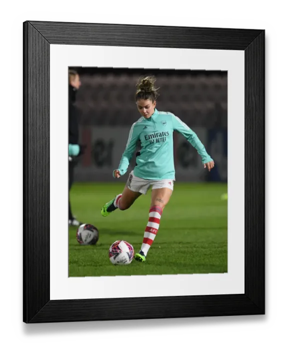 Framed Print : Arsenal Women vs Manchester United Women: FA Womens Continental Tyres League Cup Quarterfinal
