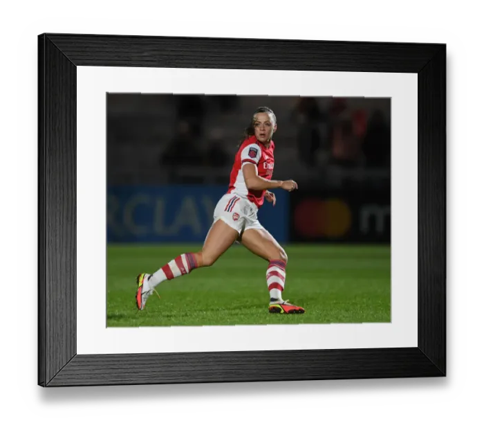 Framed Print : Arsenal Women vs Manchester United Women: FA Womens Continental Tyres League Cup Quarterfinal